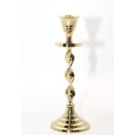 Tekli Pirinç Şamdan Model 2