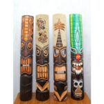 Ahşap Duvara Asmalı Maske 1 Metre