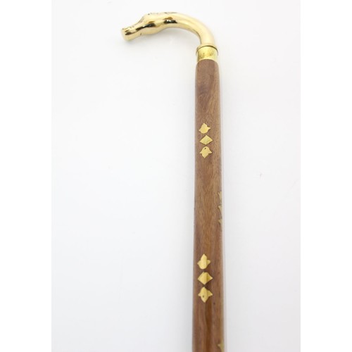 Pirinç At Büstü Baston Model 2