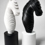 25x14 cm Özel Tasarım Polyester At Büstü