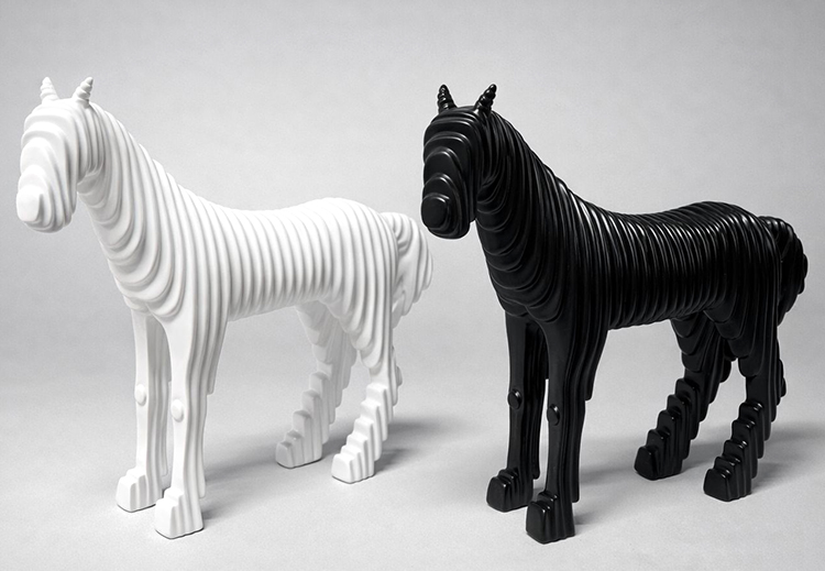 28x27 cm Özel Tasarım Polyester At Figürü