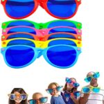 Büyük Parti Gözlüğü Rengarenk 12 Adet