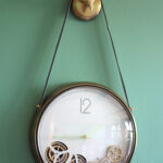 Çarklı Geyikli Duvar Saati