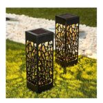 Dekoratif Solar Güneş Enerjili Bahçe Aydınlatması Yürüyüş Yolu Seti (6 Adet)