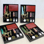 Deri Defterli Divit Hokka Ve Mühür Seti Model 1