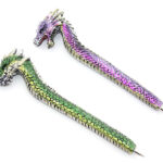 Dragonlu Polyester Tükenmez Kalem