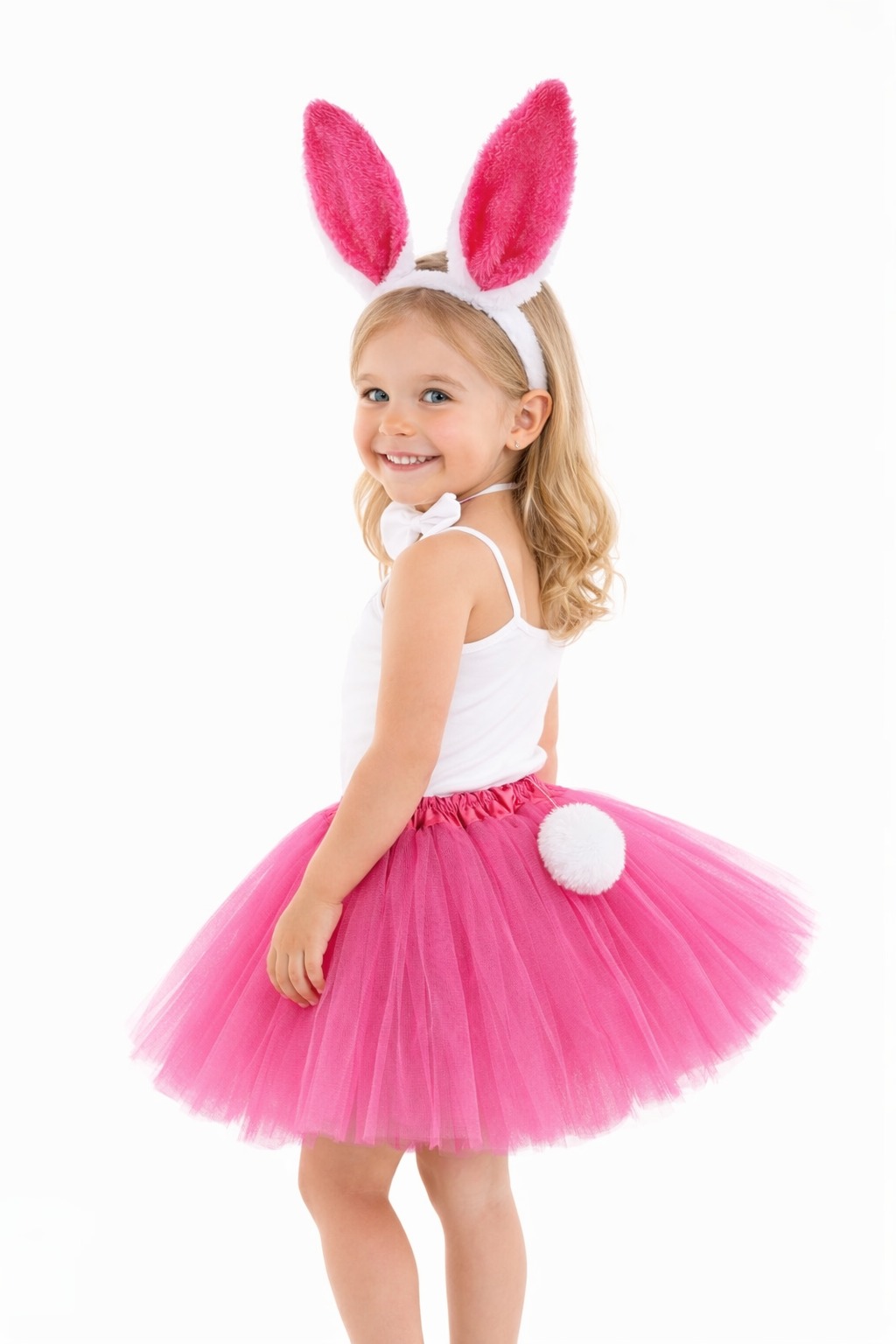 Fuşya Tavşan Kostüm Seti Kız Çocuk – Tütü Etek