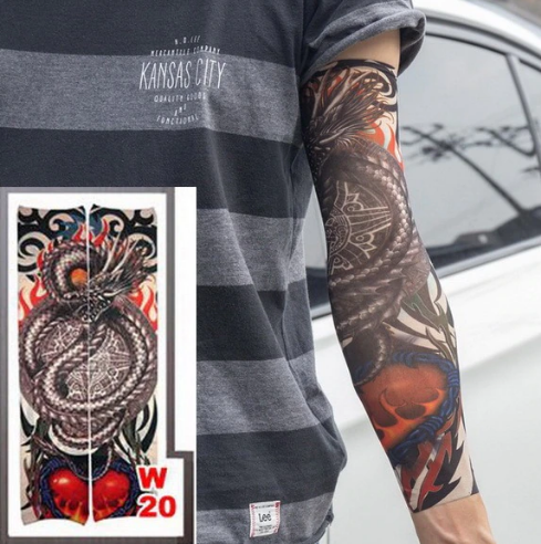 Giyilebilir Kol ve Bacak Dövmesi 3D Baskılı 2 Adet - Model 7