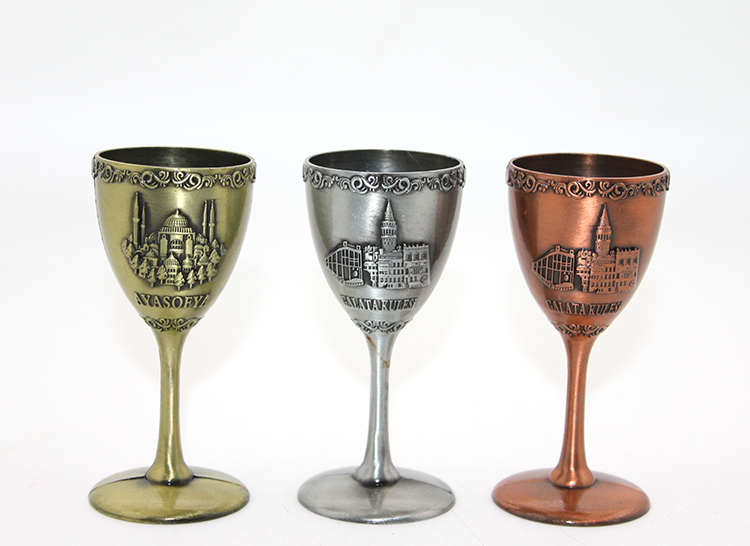 Metal İstanbul Yöresel Kadeh Bardak