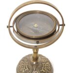 Pirinç Masa Üstü Pusula Model 3