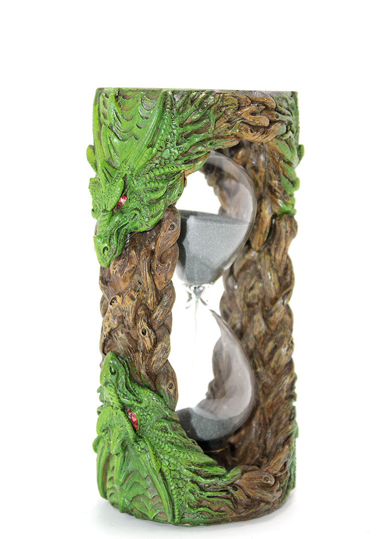 Polyester Dragon Tasarımlı Kum Saati Model 2