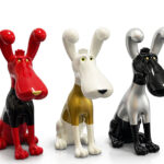 Polyester Sevimli Köpek Figürü