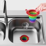 Renkli 6 Kademeli Lavabo Süzgeci