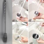 Silikon Uzun Saplı Kavanoz Yıkama Fırçası