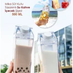 Süt Kutusu Tasarımlı İçecek Şişesi