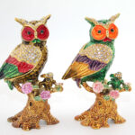 Swarovski Taşlı Tekli Baykuş