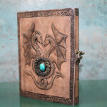 Taşlı Deri Defter Model 8