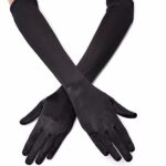 Siyah Uzun Gösteri Eldiveni
