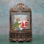 Yılbaşı Temalı Işıklı Müzikli Kar Küresi Model 4