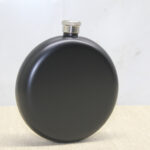 Yuvarlak Tekli Matara 8 Oz Siyah