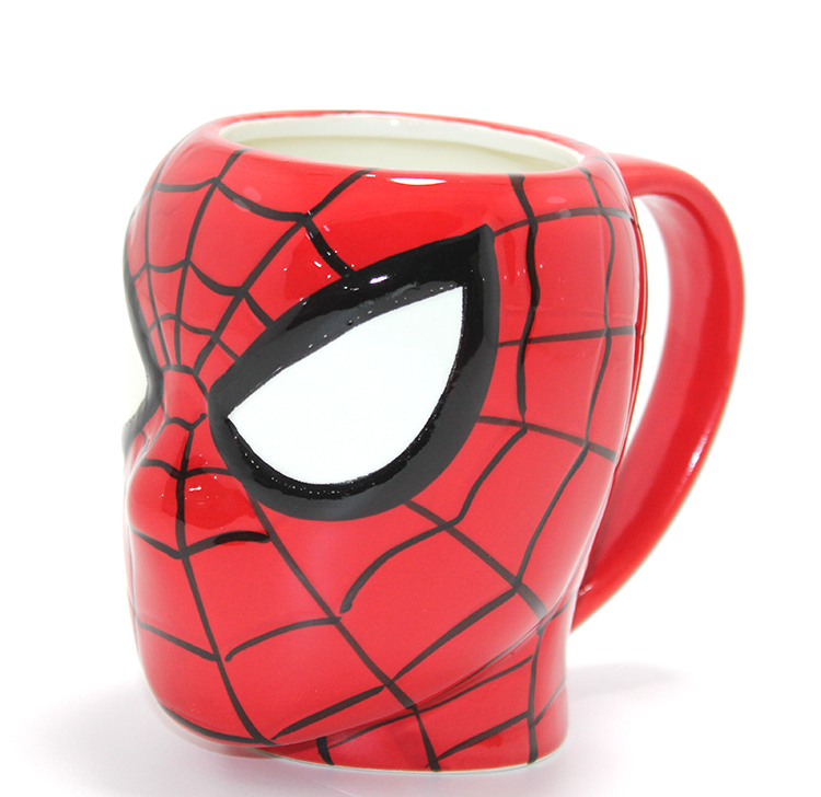 3D Spiderman Tasarımlı Porselen Kupa Bardak