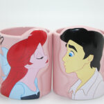 Küçük Deniz Kızı Ariel Ve Prens Eric Çift Kupa Bardak Seti