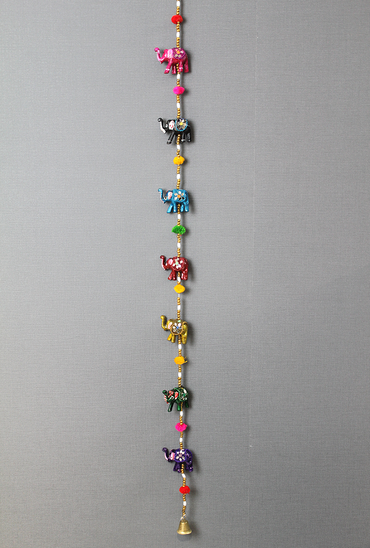 7'li Asmalı Aynalı Fil - Model 1