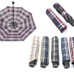 Ekose Desenli Katlanabilir Şemsiye