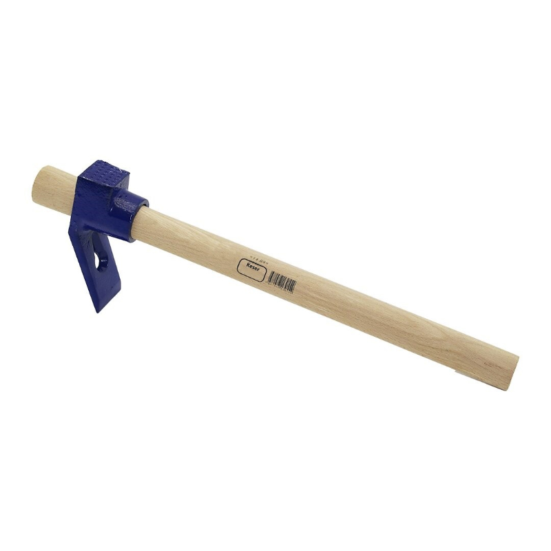 Ahşap Saplı Dövme Çelik Keser - Boyalı Sap - 400 Gram